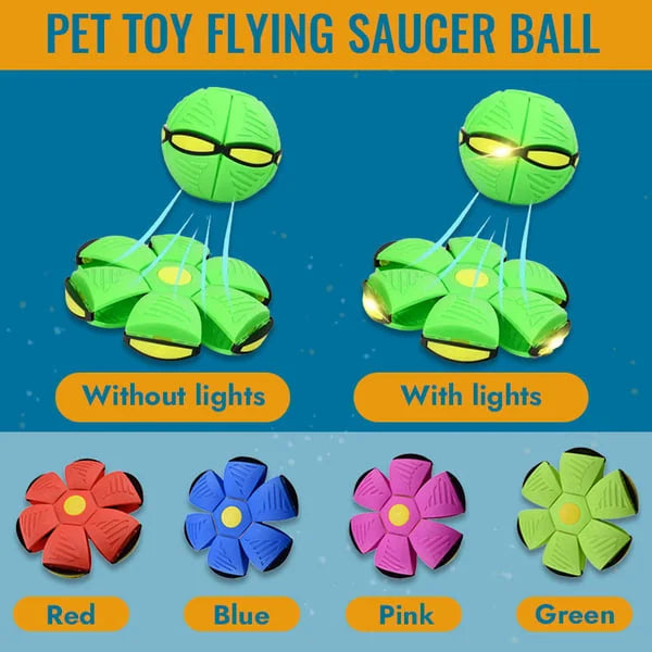 Flying Saucer Ball Dog Toy