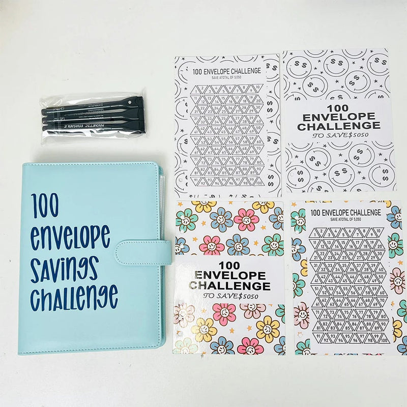 100 Envelope Challenge Binder-Easy And fun Way To Save $5,050