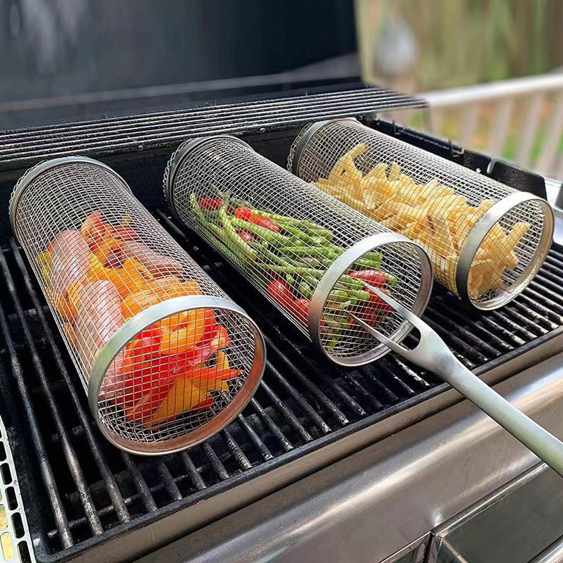 Goda Barbecue stainless steel wire mesh cylinder