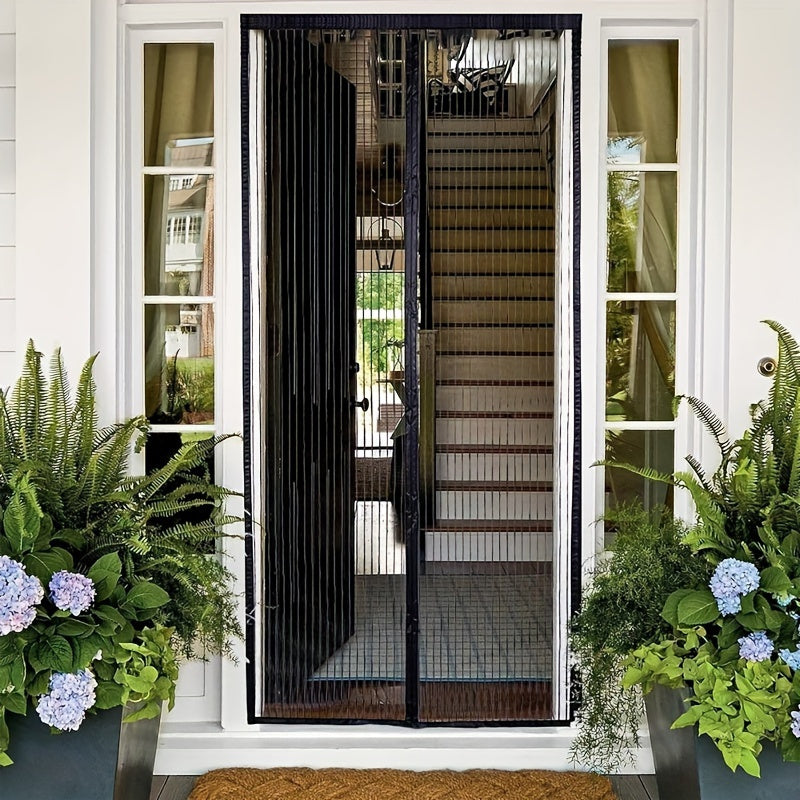 Magnetic Screen Door - Seamless Closure, Heavy Duty, Hands-Free, Pet & Child Safe