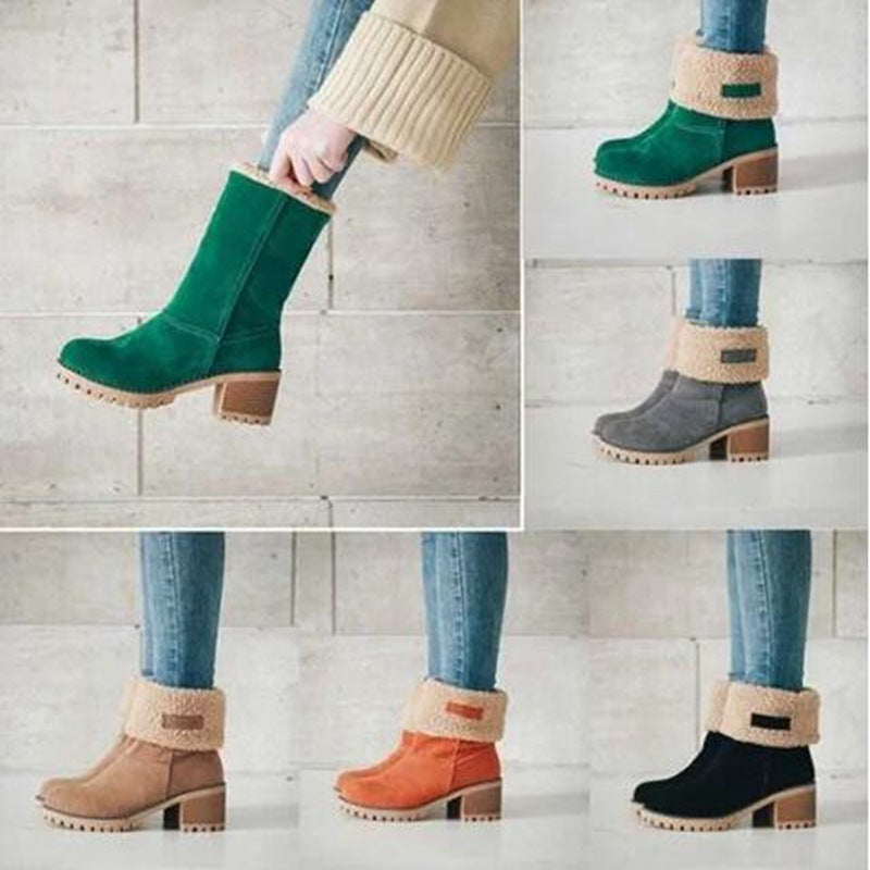 Goda seniors' chunky heel winter boots-fr