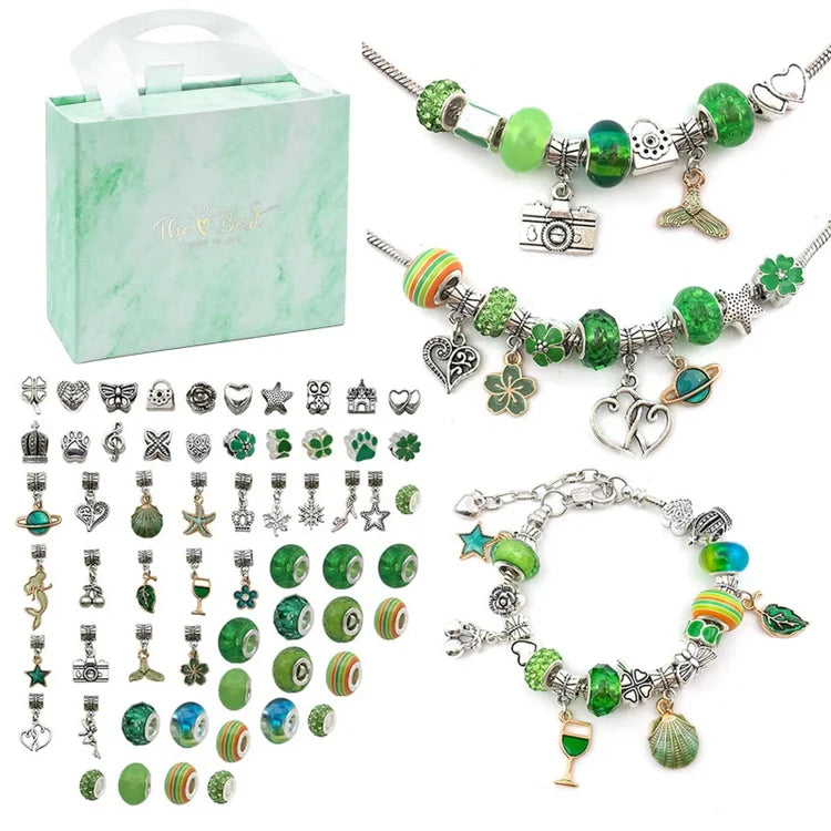 (2022 TOP 1 TRENDING) Charm Bracelet Jewerly Making Kit