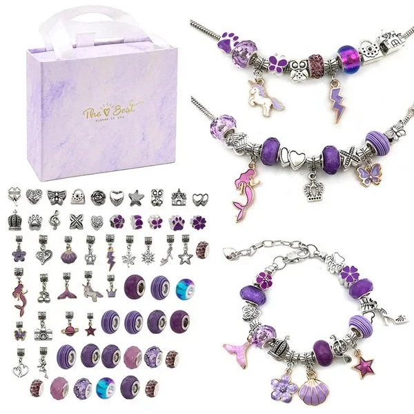 (2023 BEST GIFT TO MY GRANDDAUGHTER) DIY Crystal Bracelet Set