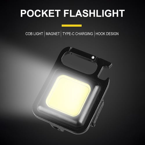 (2023-Christmas Hot Sale – 49% OFF) Multifunctional Keychain Rechargeable Light