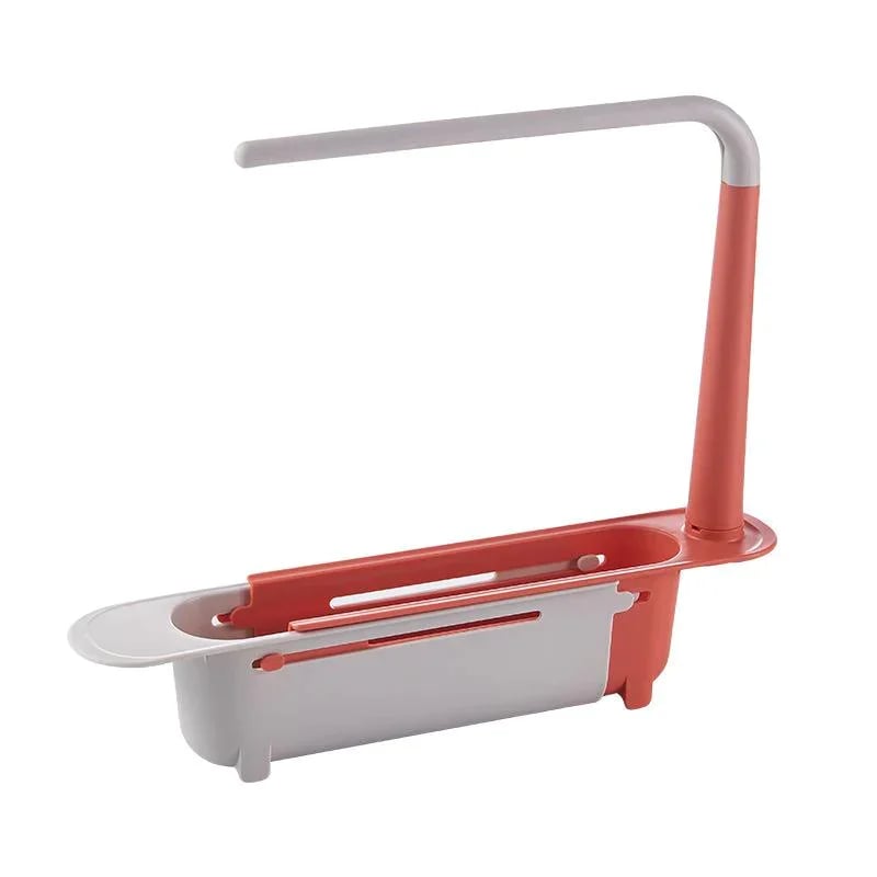 (2023-Christmas Hot Sale) – Updated Telescopic Sink Storage Rack