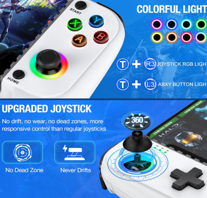 Wireless Mobile Gaming Controller for iPhone/Android