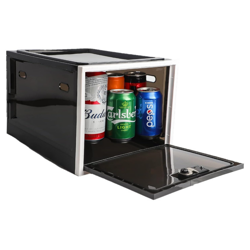 Heavy Duty Lockable Refrigerator Food Organizer Storage Bin