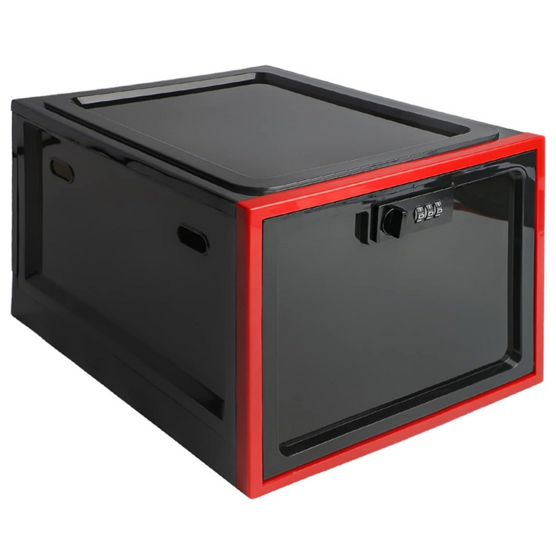 Heavy Duty Lockable Refrigerator Food Organizer Storage Bin