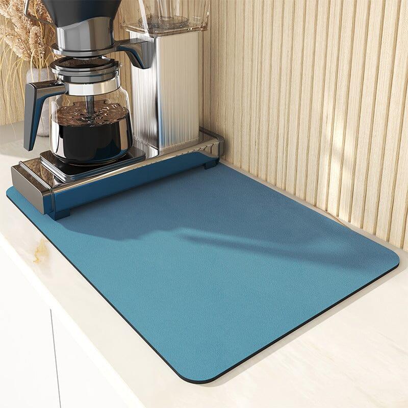 Super Absorbent Coffee Mat, Kitchen Quick Dry Dish Draining Mat