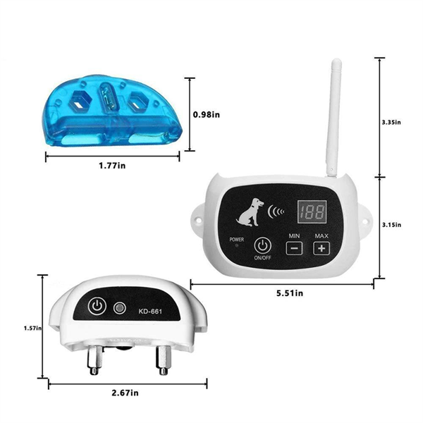 Wireless Dog Fence Waterproof Electric Dog Collar