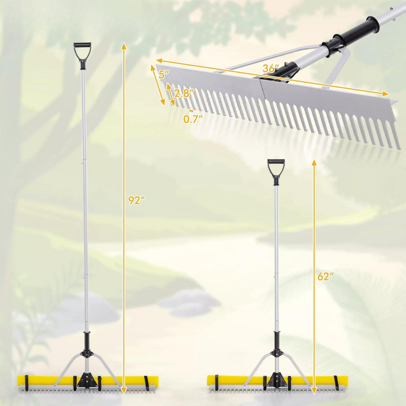 Floating Lake Weed Removal Rake Set