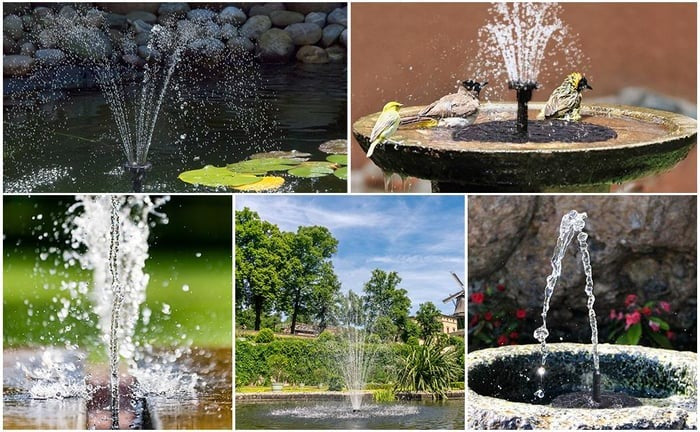 Goda Solar Powered Water Fountain