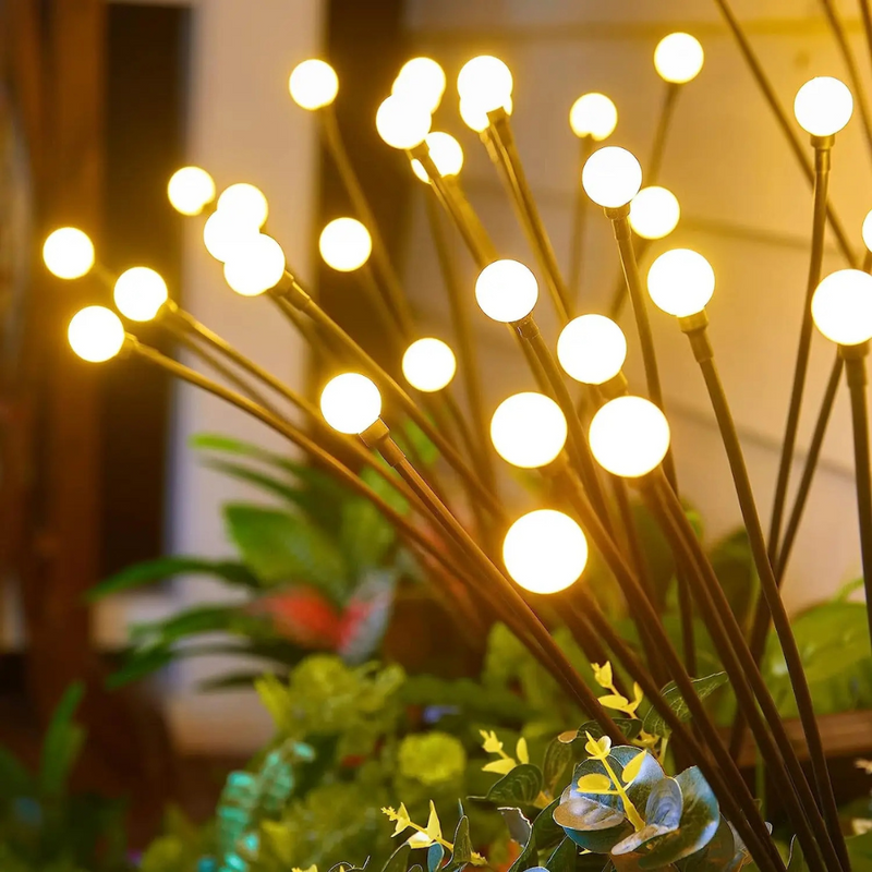 Swaying Solar Powered Firefly Lights for Outdoor Garden