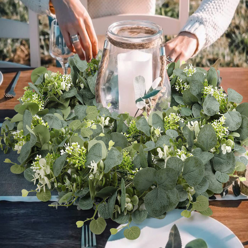 Elegant Decorative Faux Eucalyptus Garland