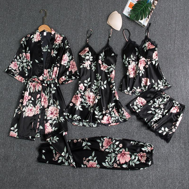 5 Piece Pajama Set