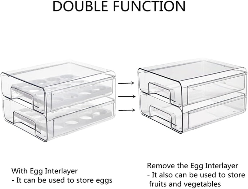 Egg Container Holder For Fridge