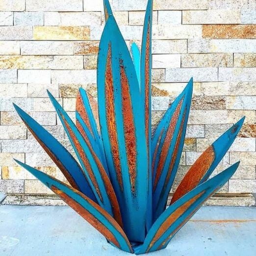 Anti-rust Metal Tequila Agave Plant