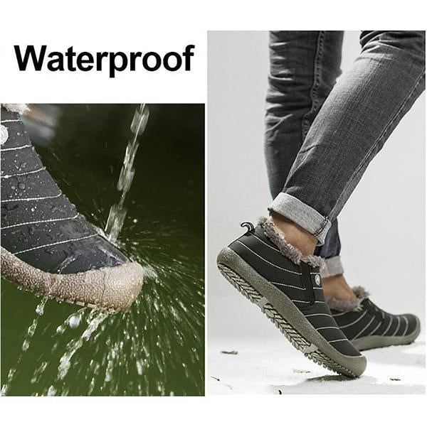 Large Size Waterproof Warm Cotton Snow Boots Lovers Shoes