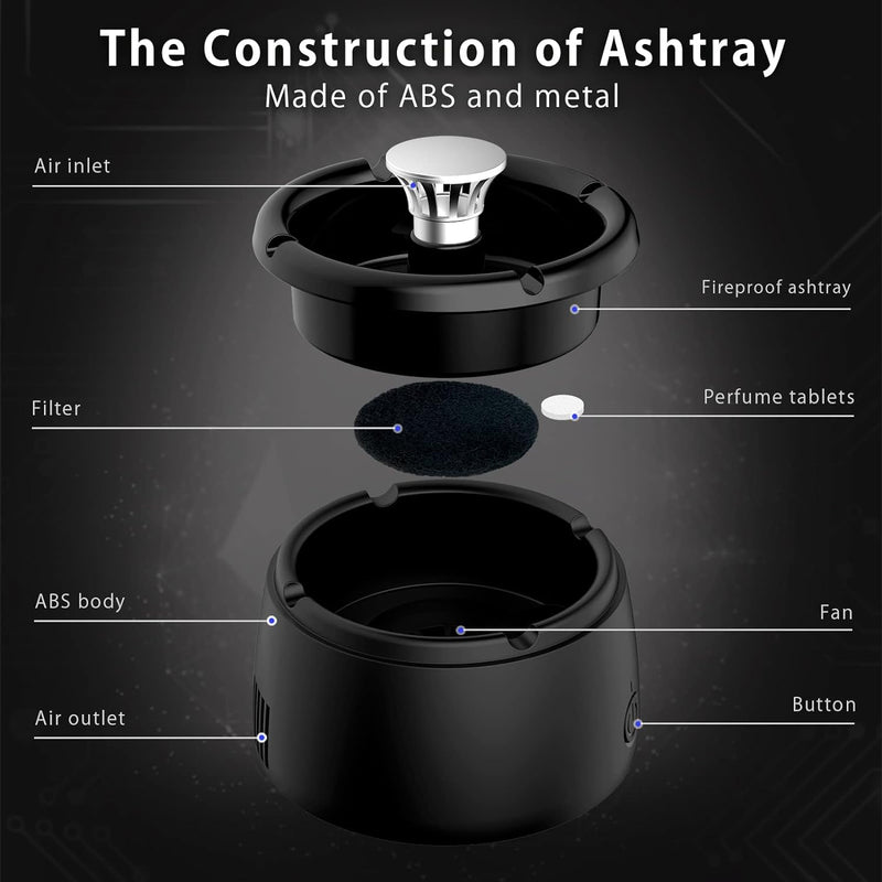 Electric Smokeless Ashtray