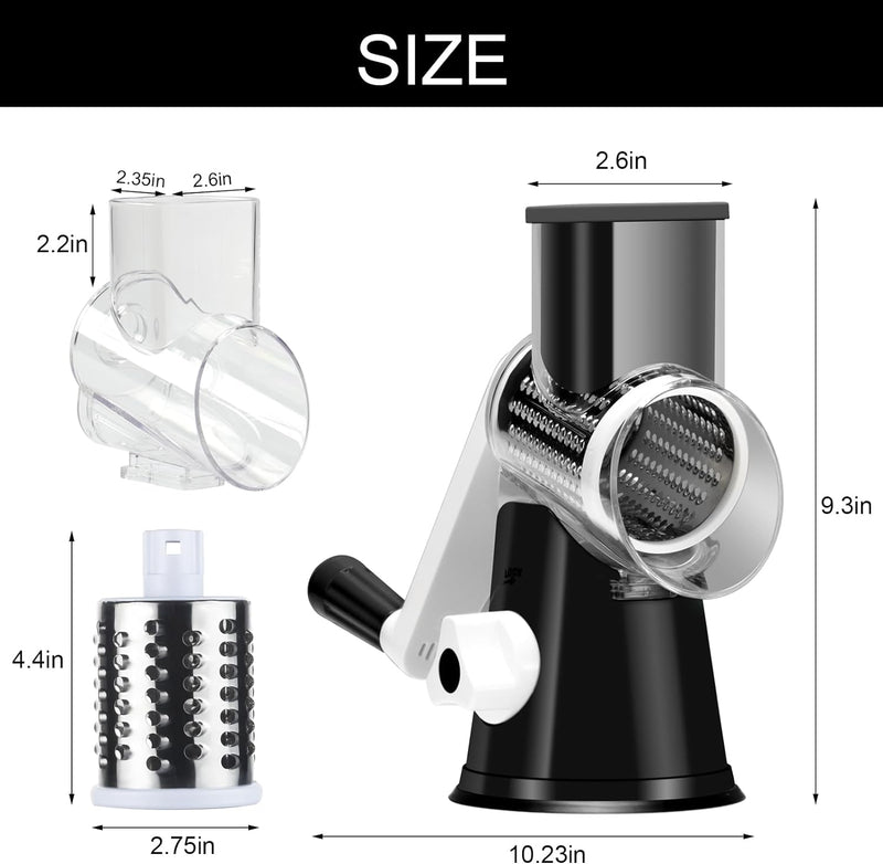 Rotary Cheese Vegetable Manual Grater