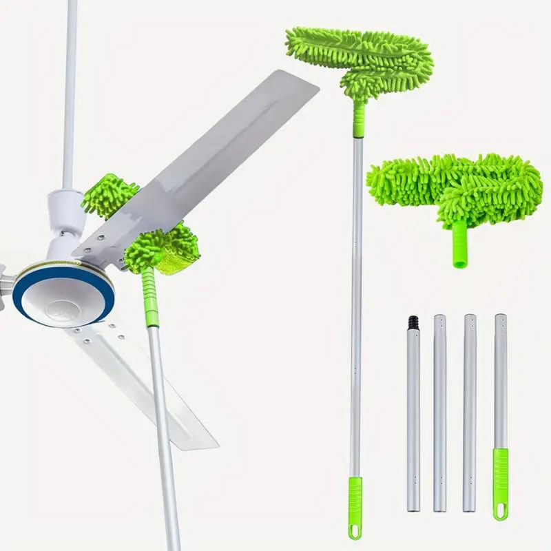 Flexible Extendable High Reach Microfiber Ceiling Fan Duster