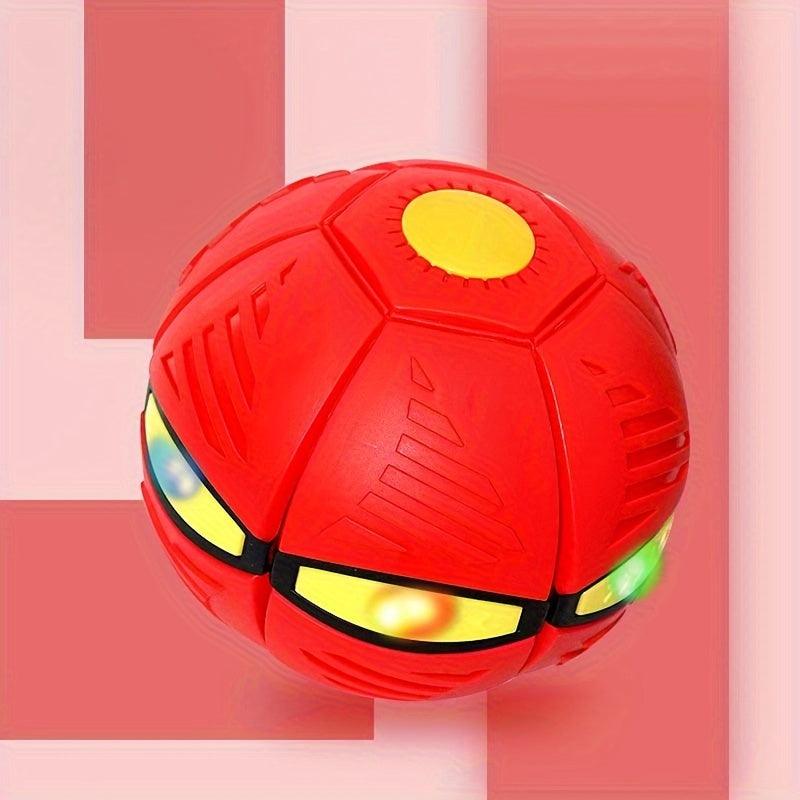 Flying Saucer Bounce Ball, Pet Toy Flying Saucer Ball for Dogs