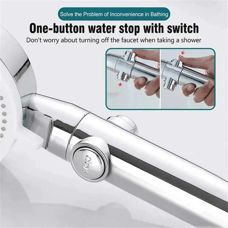 High Pressure Shower Head With Hose