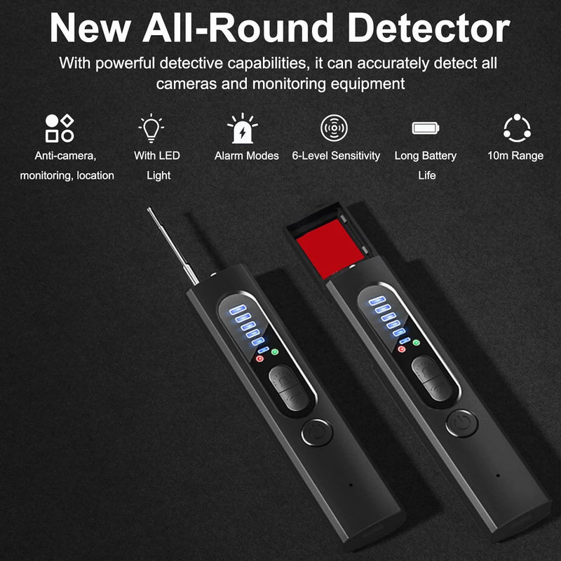 Hidden Camera Detector (Military Grade, with built-in RF and GPS Tracking Detection)