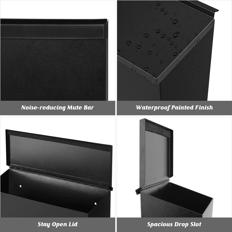 Large Capacity Wall-Mount Mailbox