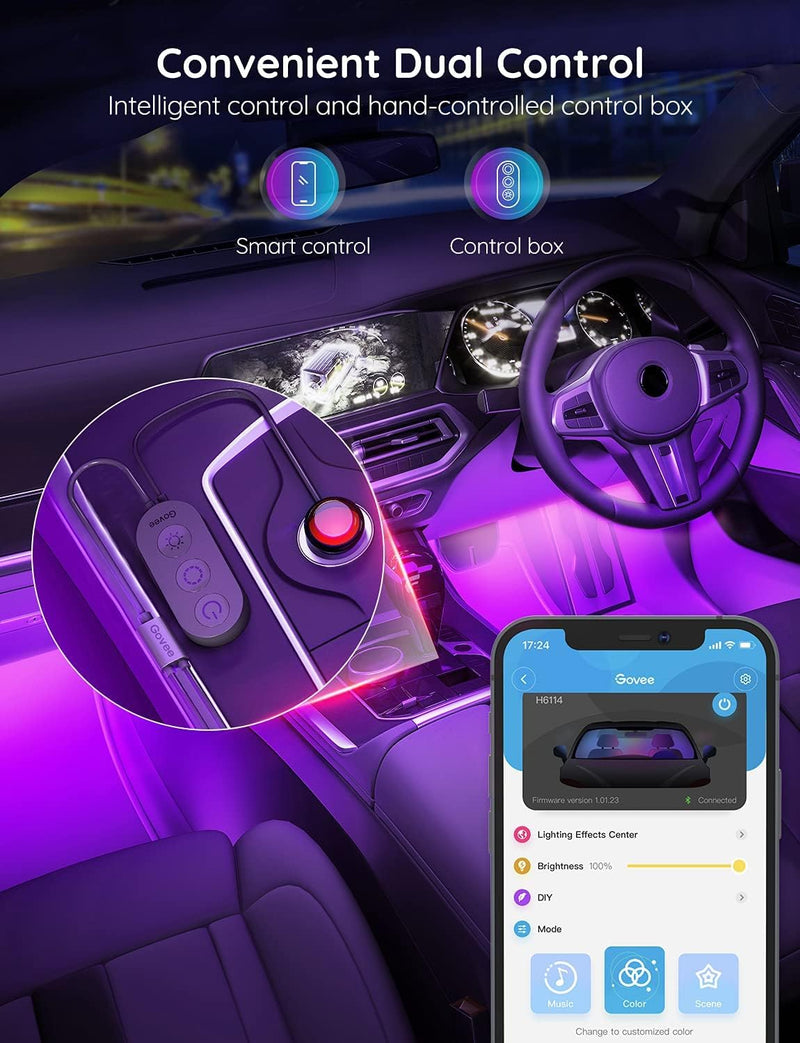 Smart Interior Car Led Light Strips