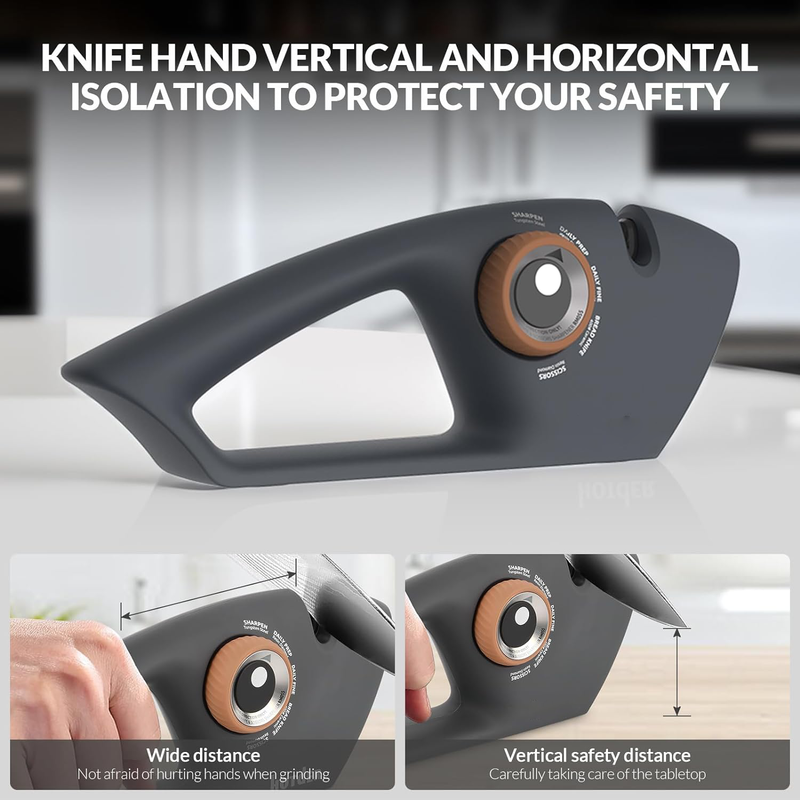 Handheld Kitchen Knife Sharpener Scissor