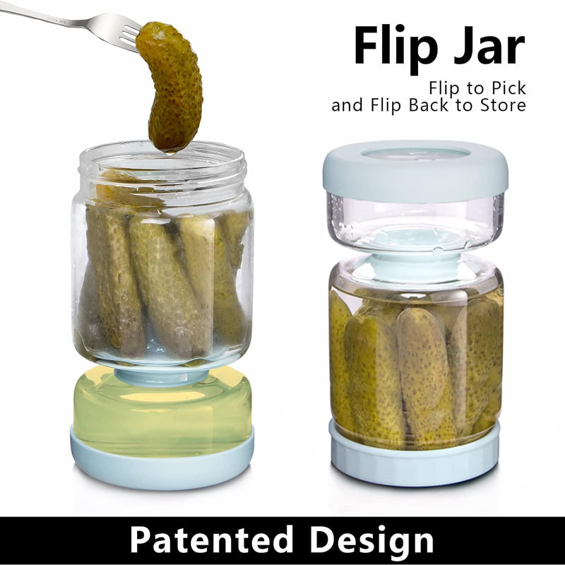 Glass Pickle Separator Jar