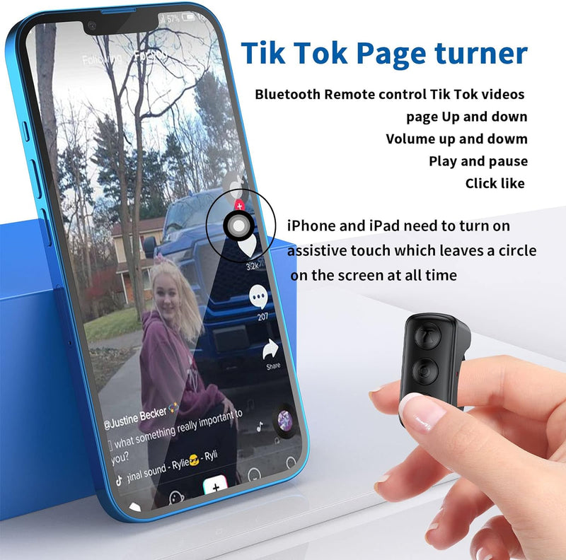 TikTok Scrolling Ring Remote Control