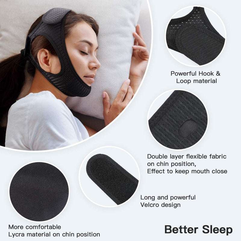 Anti Snoring Chin Strap for Sleep Apnea