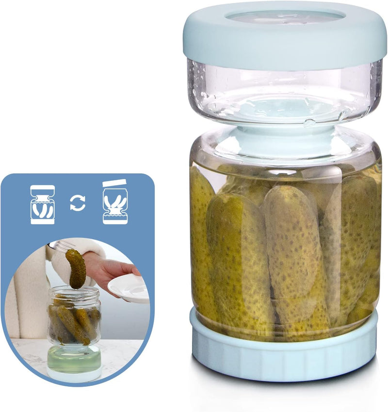 Glass Pickle Separator Jar