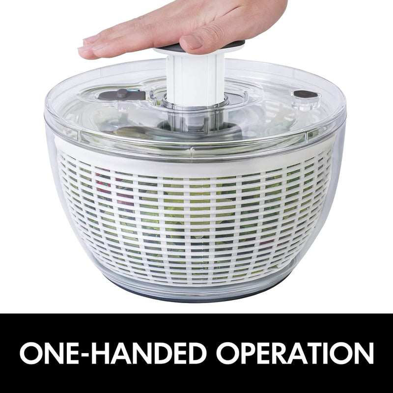 One-Handed Large Lettuce Salad Spinner