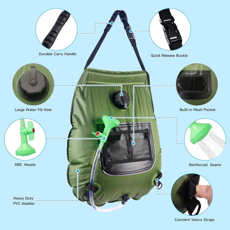 Portable Outdoor Shower Bag For Camping