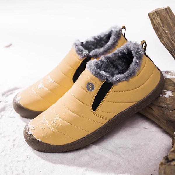 Large Size Waterproof Warm Cotton Snow Boots Lovers Shoes