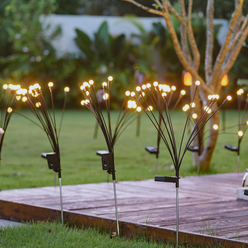 Swaying Solar Powered Firefly Lights for Outdoor Garden