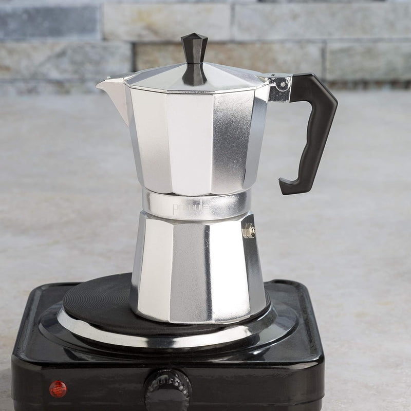 Classic Stovetop Espresso and Coffee Maker, Moka Pot for Italian and Cuban Café Brewing