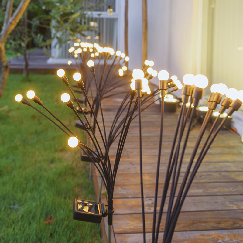 Swaying Solar Powered Firefly Lights for Outdoor Garden