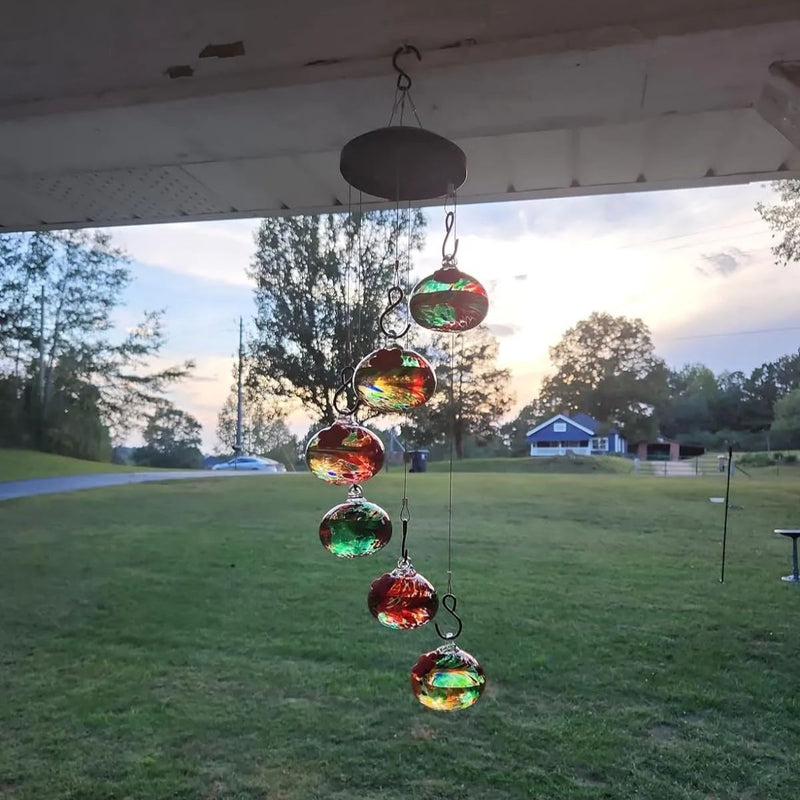 Wind Chime Hummingbird Feeder