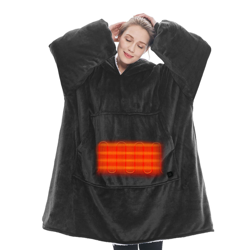 Goda Heated Wearable Blanket Hoodie with Battery Pack