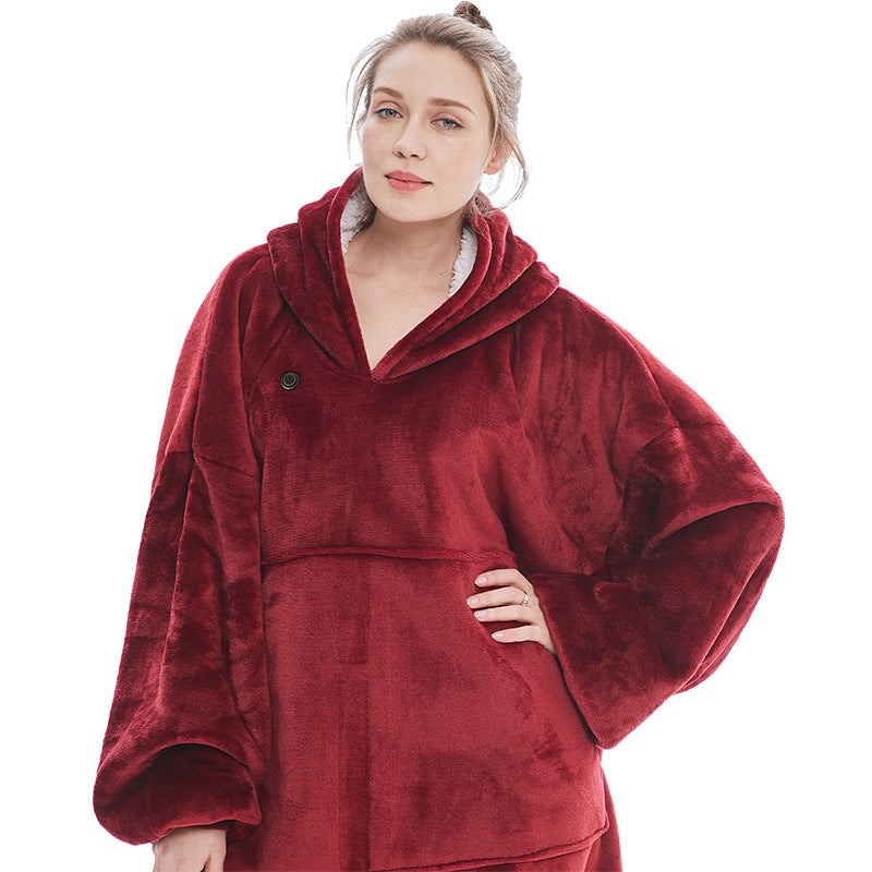 Goda Heated Wearable Blanket Hoodie with Battery Pack