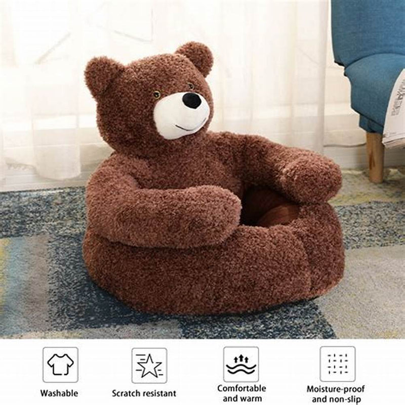 Teddy Bear Cuddler Cat Bed Dog Bed