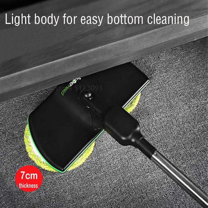 Cordless Electric Spin Mop Floor Cleaner Scrubber