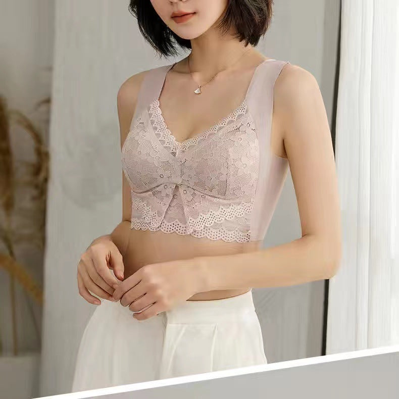 Women's Lace Wireless Slim Fit Bra