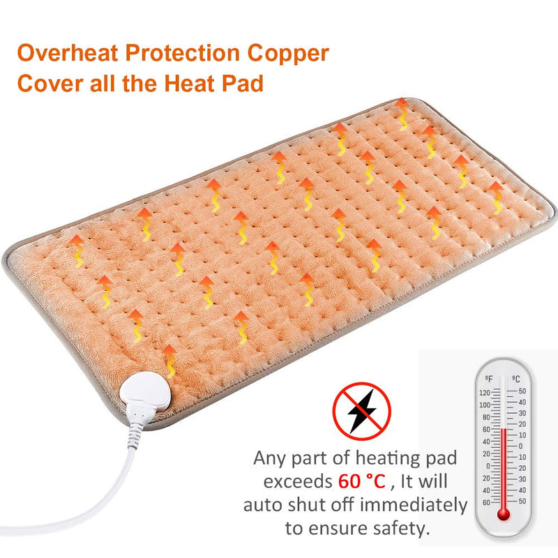 Goda Electric Heating Pads, Heated Pad for Back Pain Muscle Pain Relieve