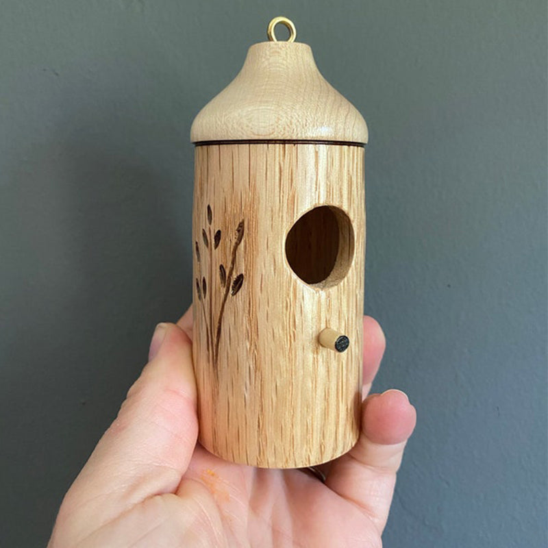 Wooden Hummingbird House