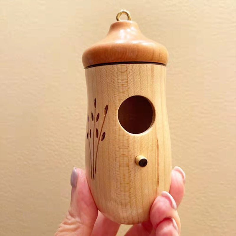 Wooden Hummingbird House